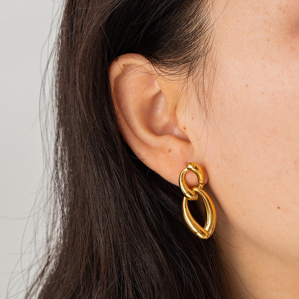 Etta Earrings - Gold