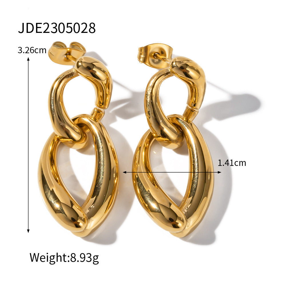 Etta Earrings - Gold