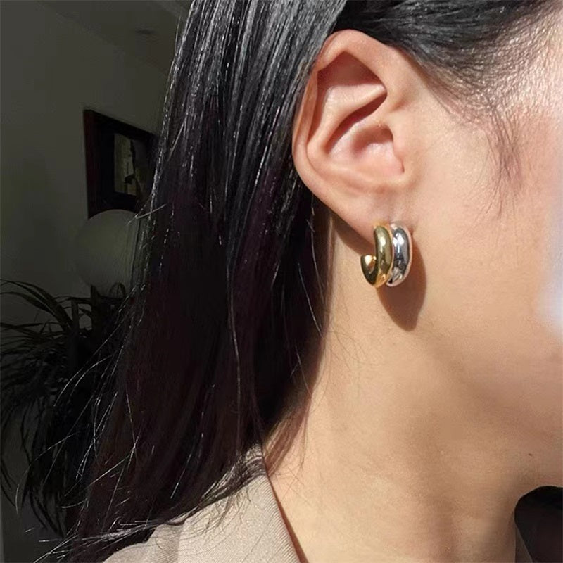 Tuli Hoops - Gold & Silver