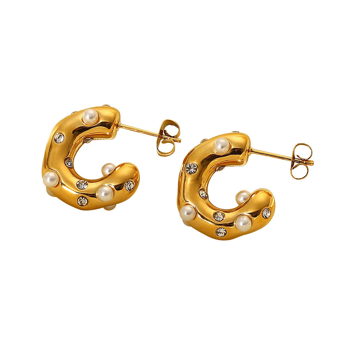 Jayla Hoop Earrings - Gold