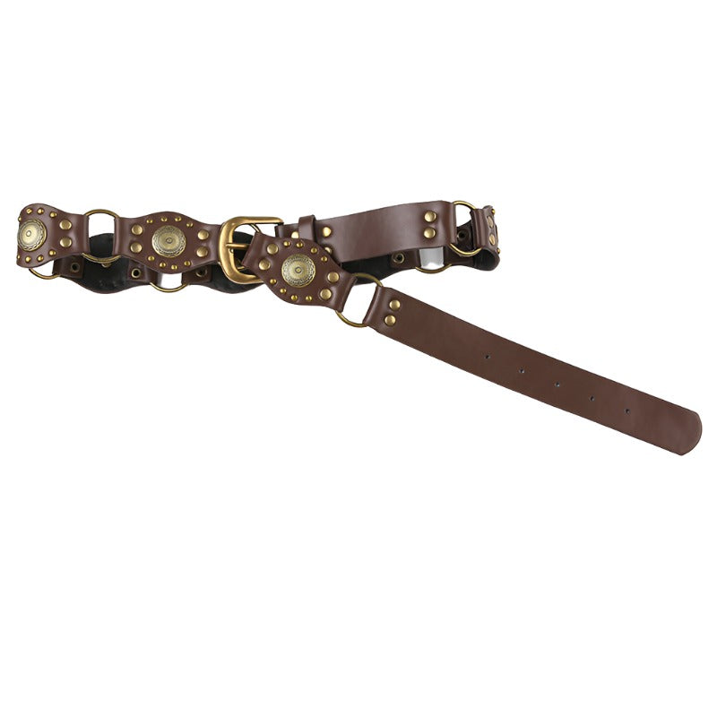 Retro Stud Buckle Belt