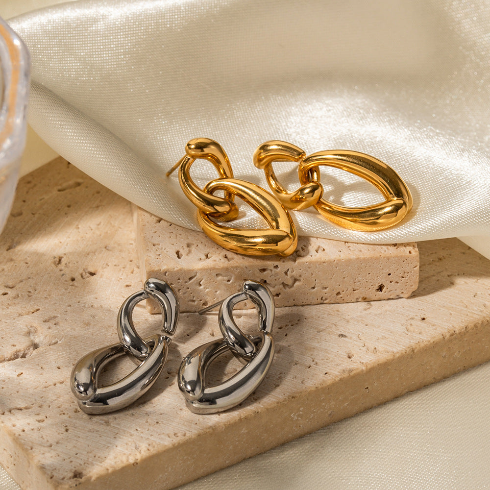 Etta Earrings - Gold