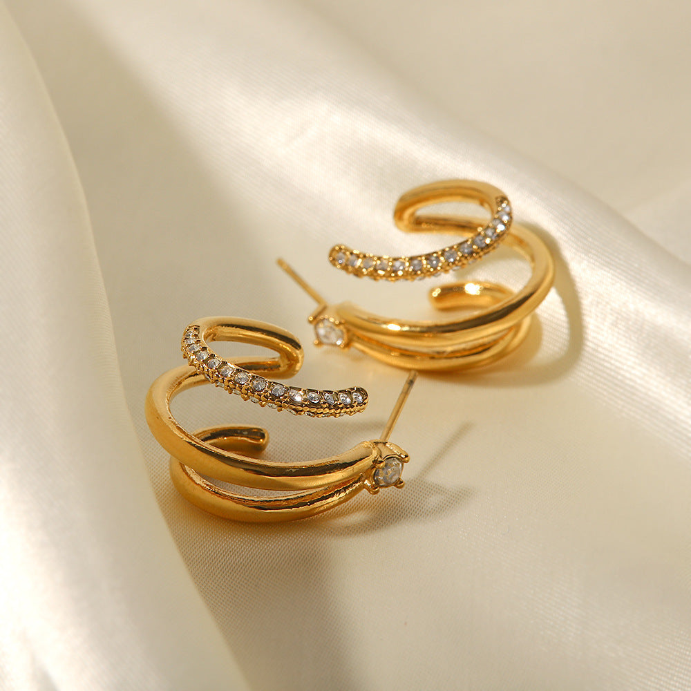 Taya Earrings - Gold