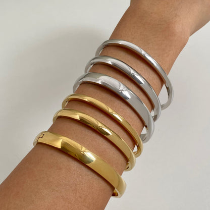 Nookie Bangle Bracelets - Gold & Silver