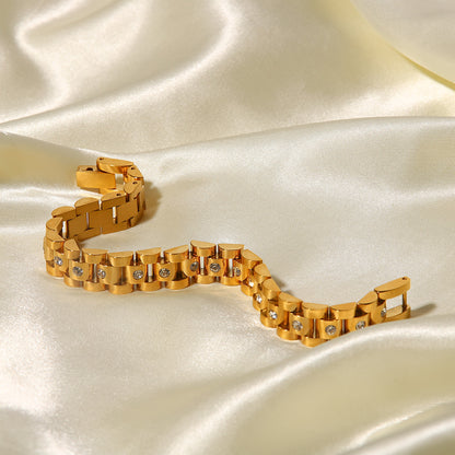 Mia Link Chain Bracelet - Gold