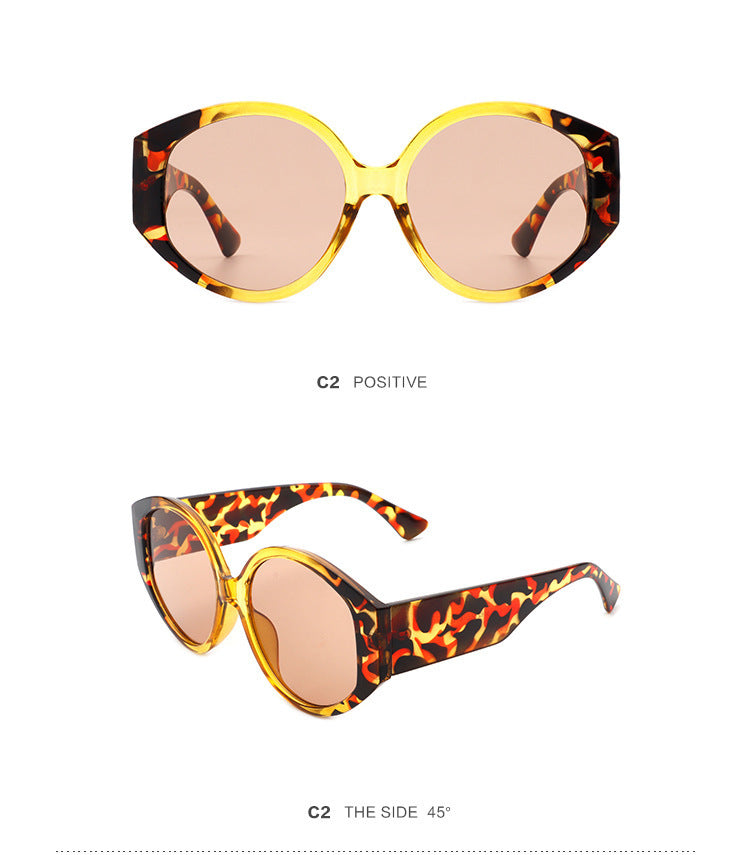 Tia Round Frame Sunglasses