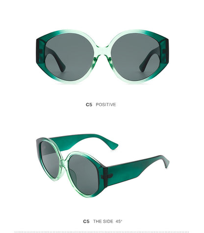 Tia Round Frame Sunglasses