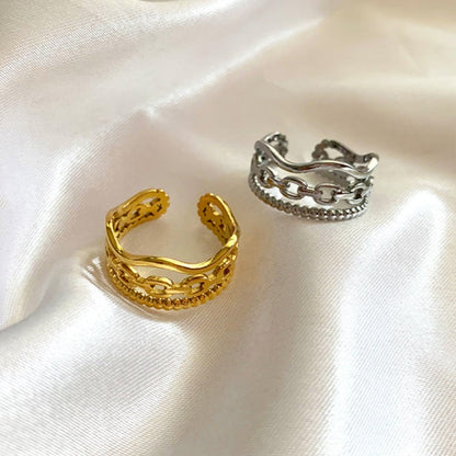 Riley Ring - Gold & Silver