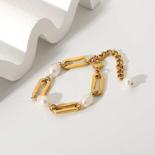 Pia Pearl Bracelet - Gold