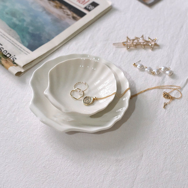 Ceramic Shell Jewellery Storage Tray