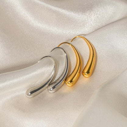 Mimi Water Drop Earrings - Gold & Silver