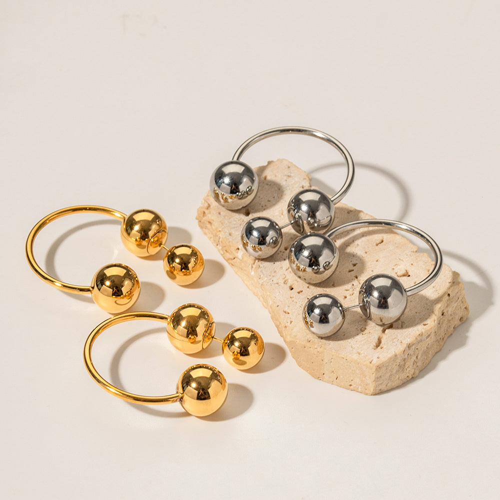 Kaari Stud Earrings - Gold & Silver