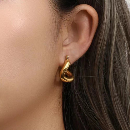 Aspen Hoop Earring - Gold