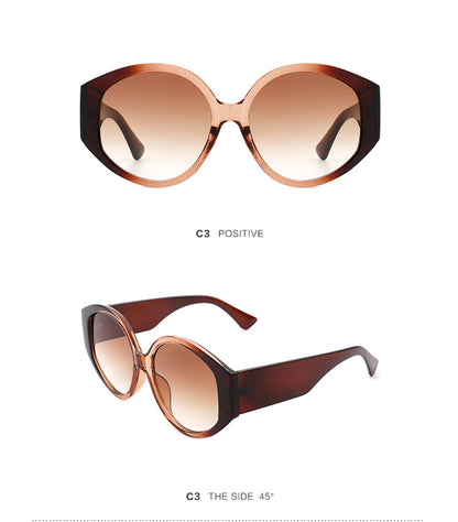 Tia Round Frame Sunglasses