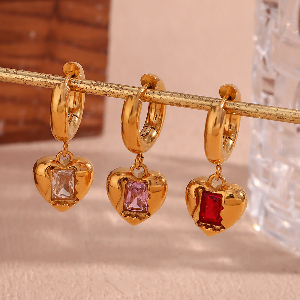 Belle Huggie Hoop Earring - Gold