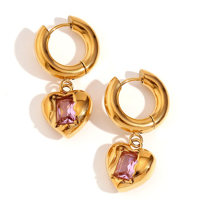 Belle Huggie Hoop Earring - Gold