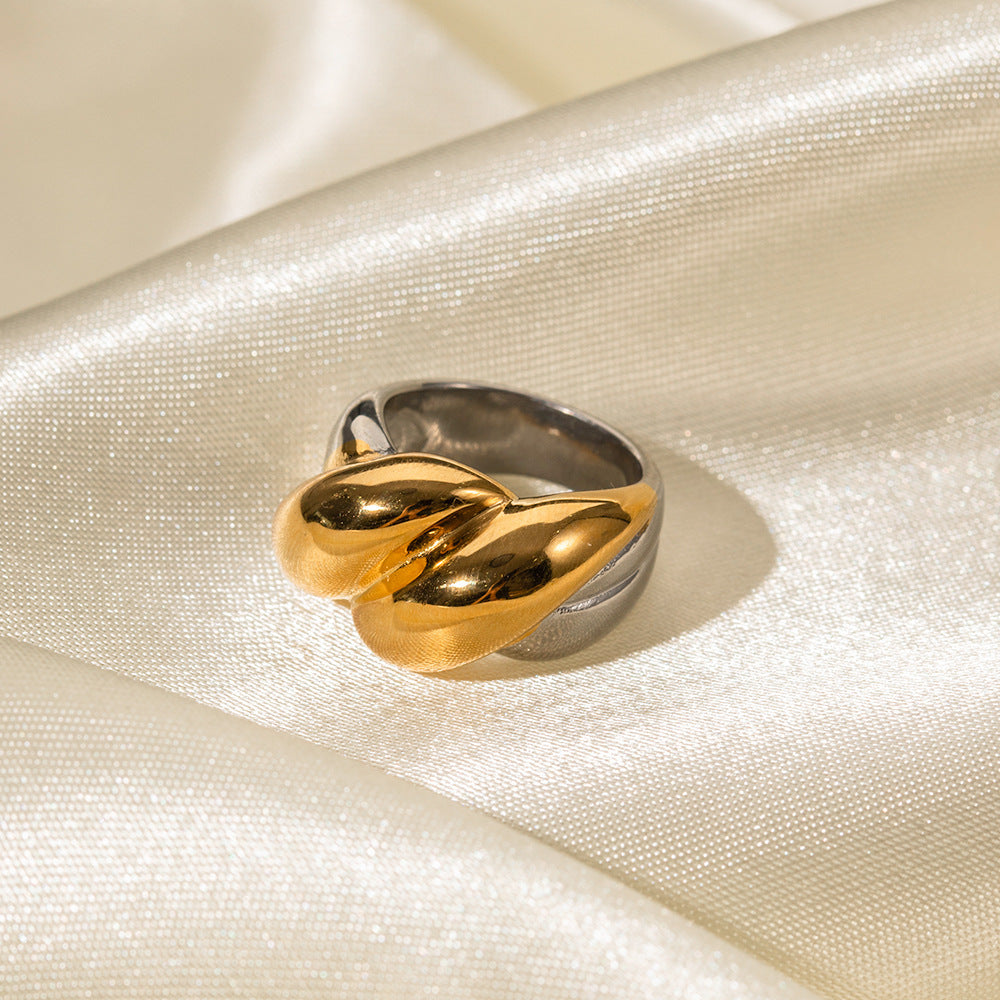 Kali Ring - Two tone Gold & Silver