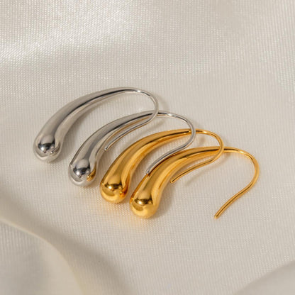 Mimi Water Drop Earrings - Gold & Silver