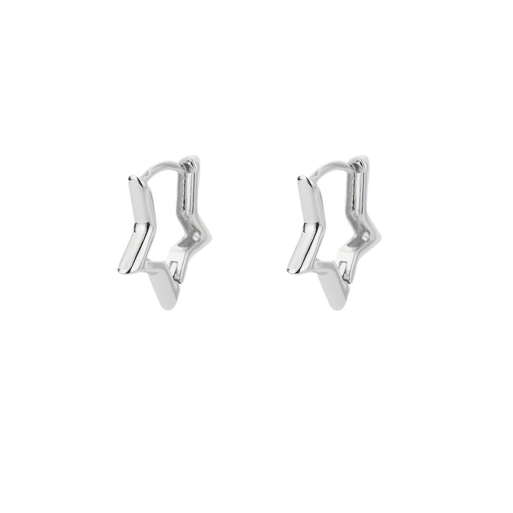 Solene Star Earring - Gold and Silver
