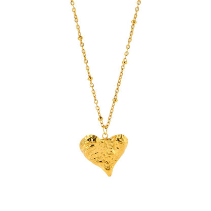 Imani Heart Pendant Necklace - Gold