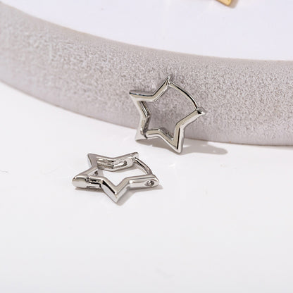 Solene Star Earring - Gold and Silver