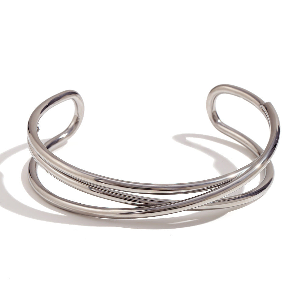 Umi Bangle Bracelet - Gold & Silver