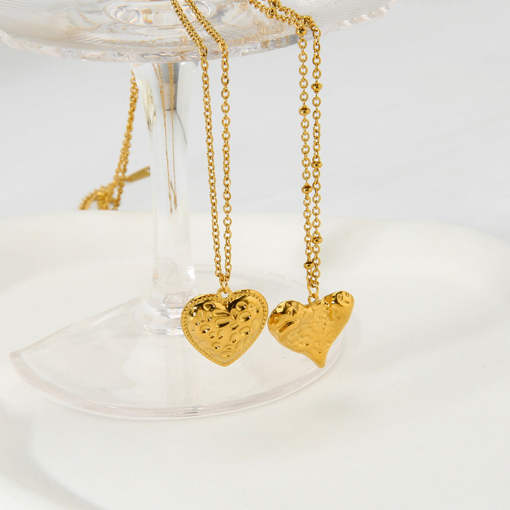 Imani Heart Pendant Necklace - Gold