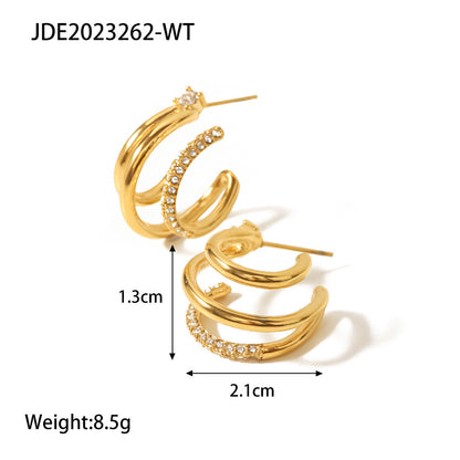 Taya Earrings - Gold