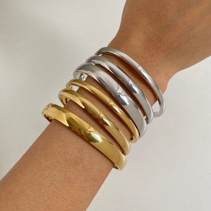 Nookie Bangle Bracelets - Gold & Silver