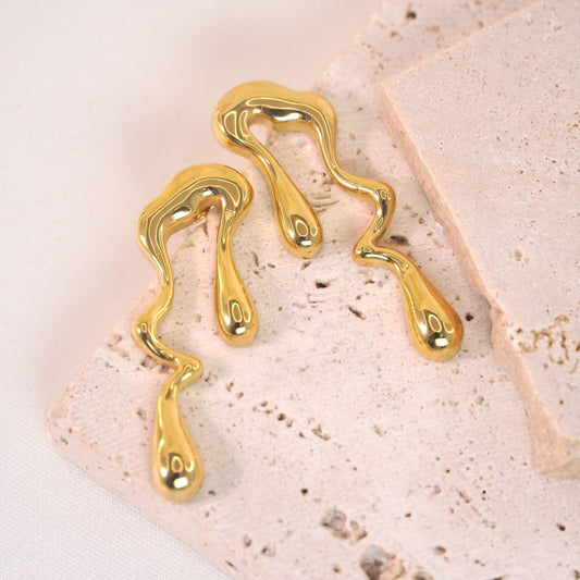 Ester Drip Earring - Gold