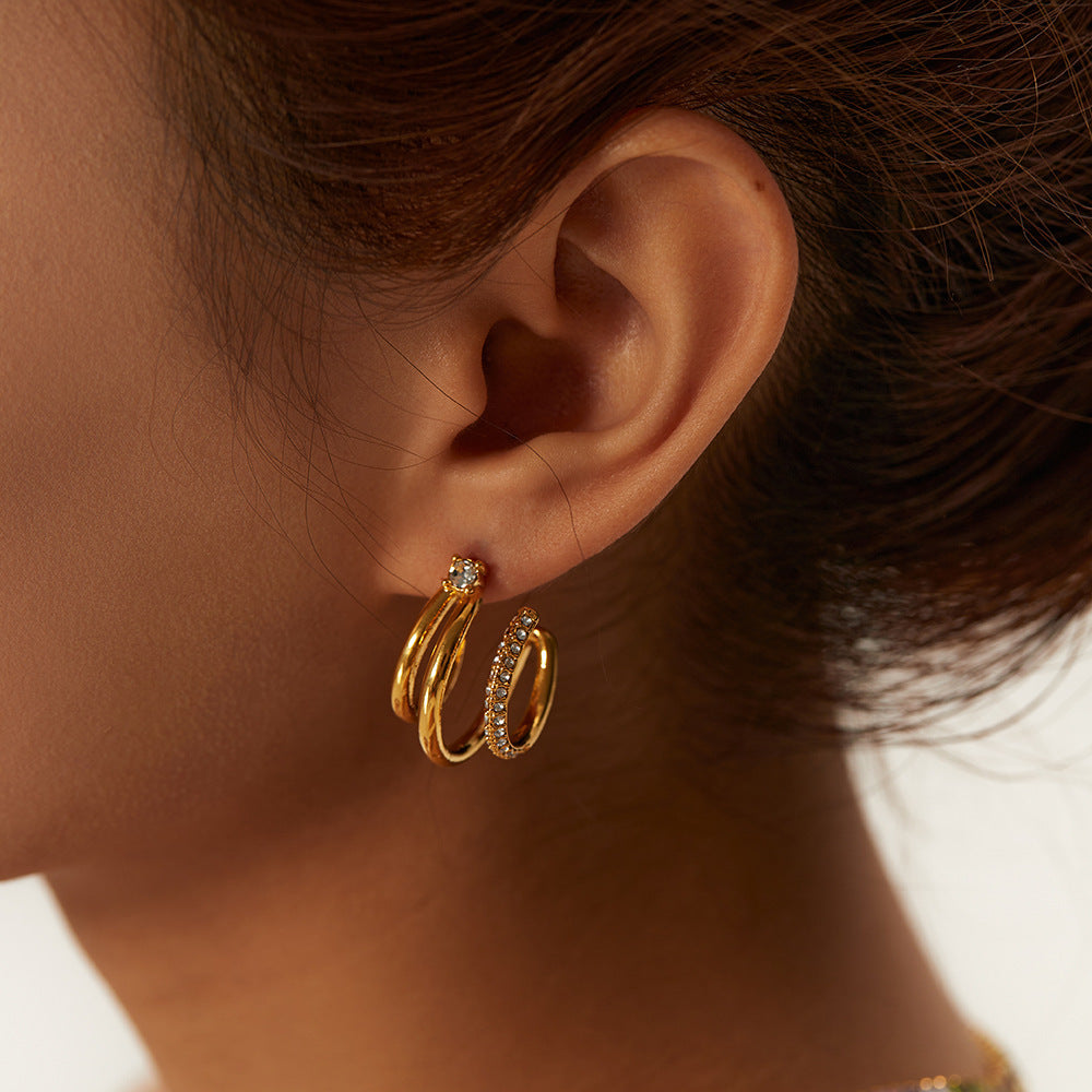 Taya Earrings - Gold