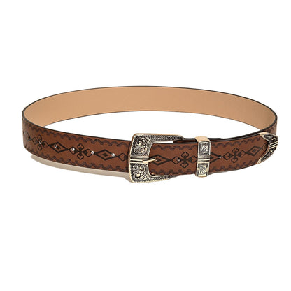 Retro Western Style Belt